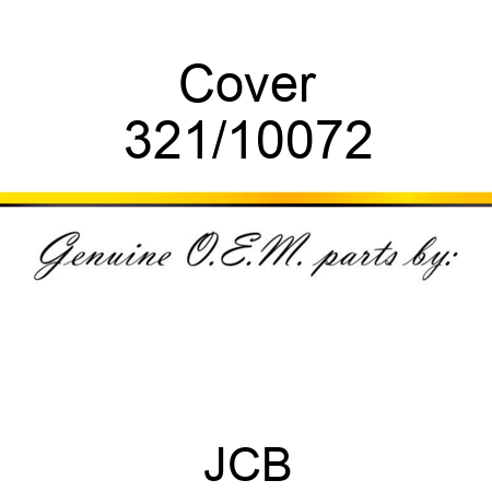 Cover 321/10072