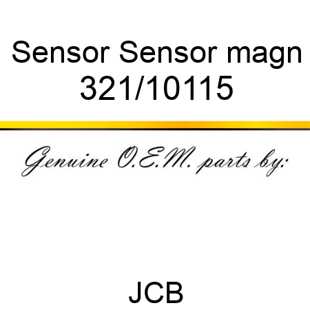 Sensor Sensor magn 321/10115