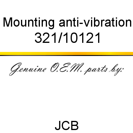 Mounting, anti-vibration 321/10121
