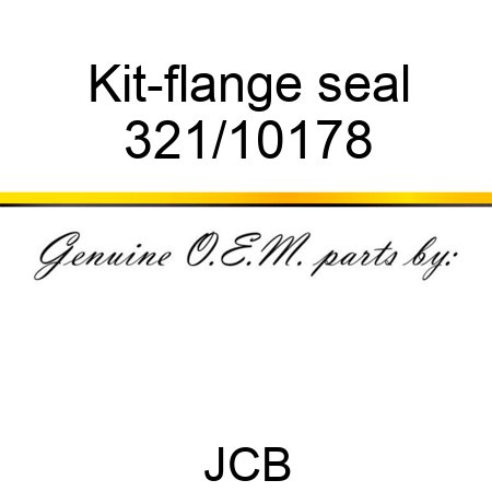 Kit-flange seal 321/10178