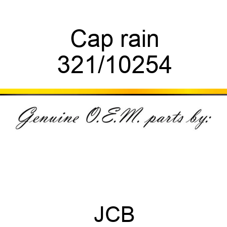 Cap rain 321/10254
