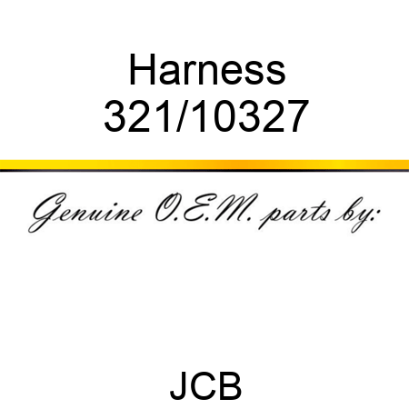 Harness 321/10327