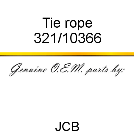 Tie, rope 321/10366