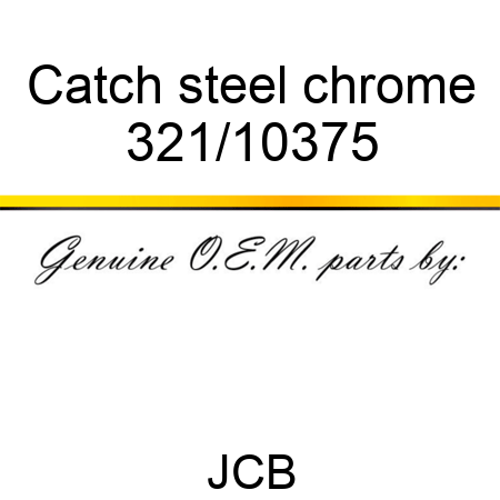 Catch steel chrome 321/10375