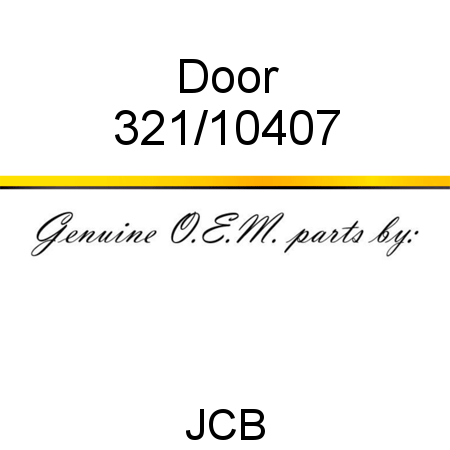 Door 321/10407