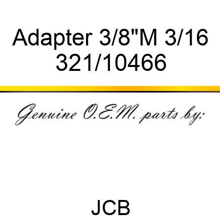 Adapter 3/8
