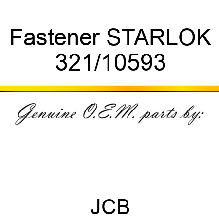 Fastener STARLOK 321/10593