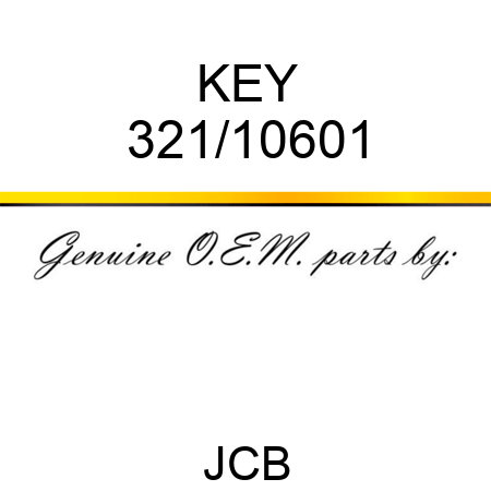 KEY 321/10601