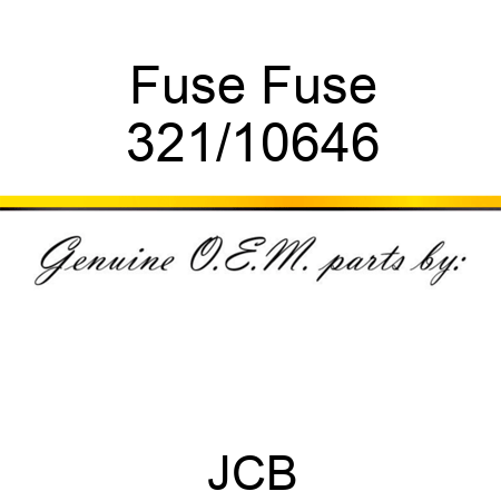 Fuse Fuse 321/10646