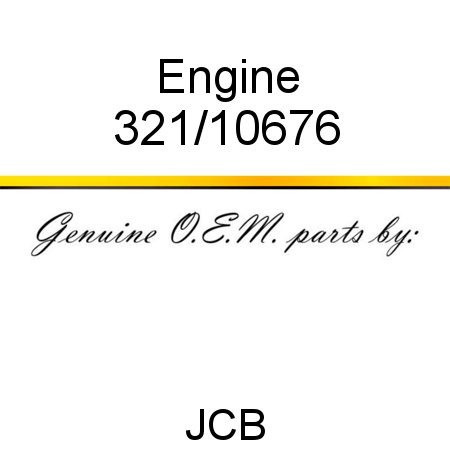 Engine 321/10676
