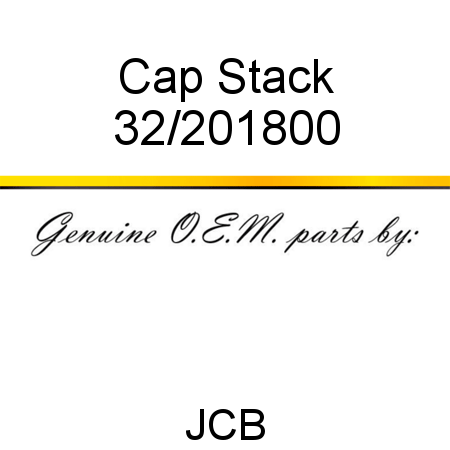 Cap, Stack 32/201800