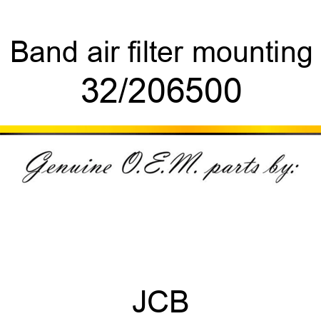 Band, air filter mounting 32/206500