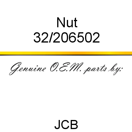 Nut 32/206502