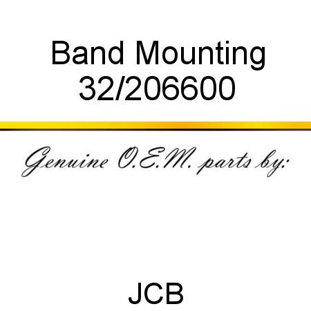Band, Mounting 32/206600