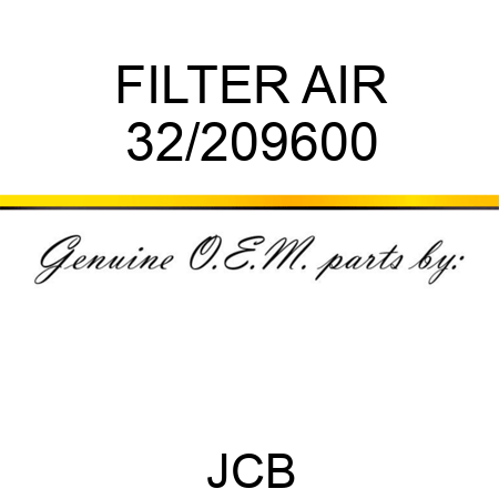 FILTER AIR 32/209600