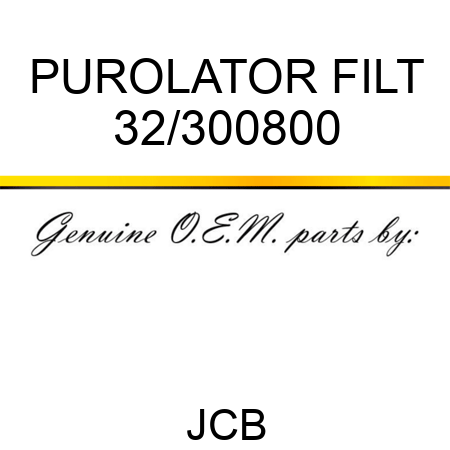 PUROLATOR FILT 32/300800