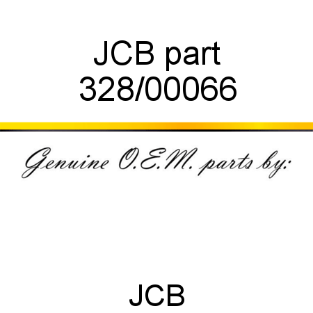JCB part 328/00066