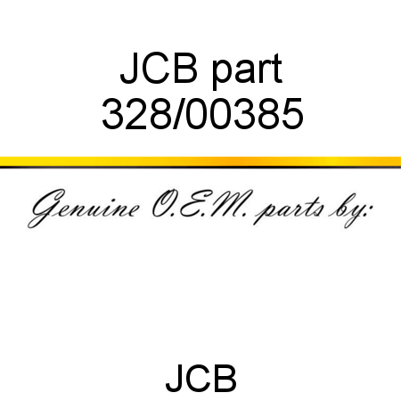 JCB part 328/00385