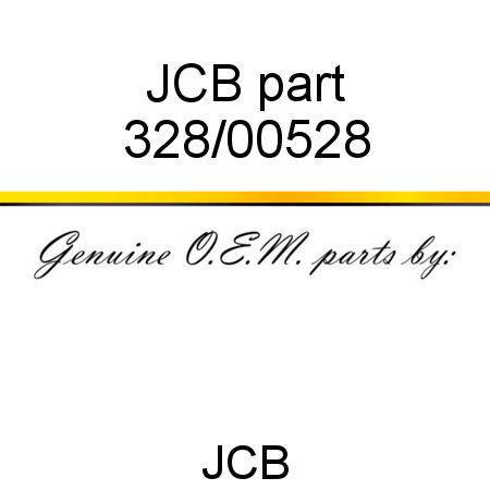 JCB part 328/00528