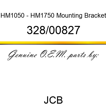 HM1050 - HM1750 Mounting Bracket 328/00827