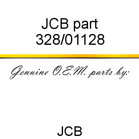 JCB part 328/01128