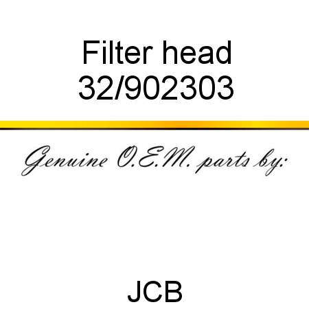 Filter, head 32/902303
