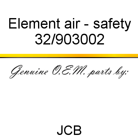 Element, air - safety 32/903002