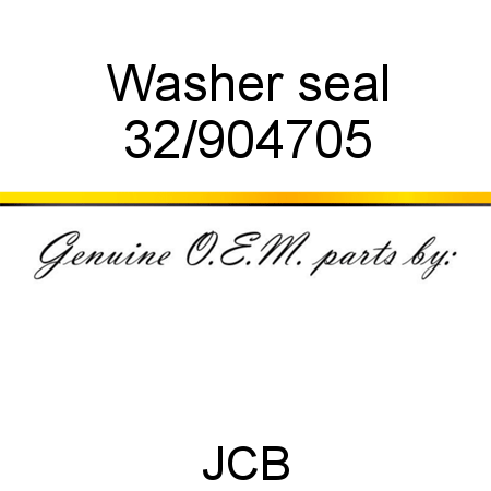 Washer, seal 32/904705