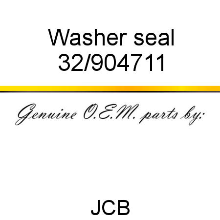 Washer, seal 32/904711