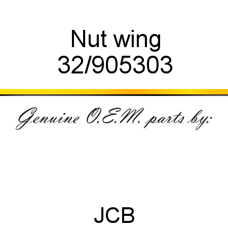 Nut, wing 32/905303