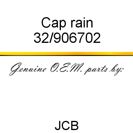 Cap, rain 32/906702