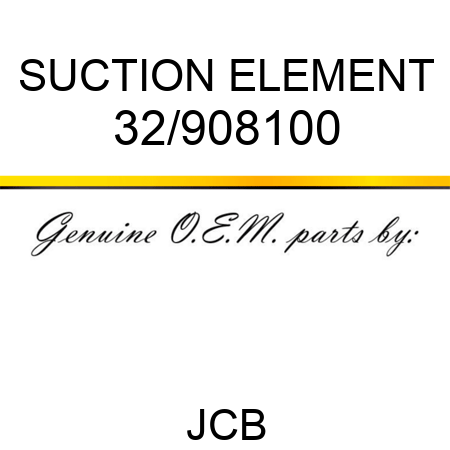 SUCTION ELEMENT 32/908100