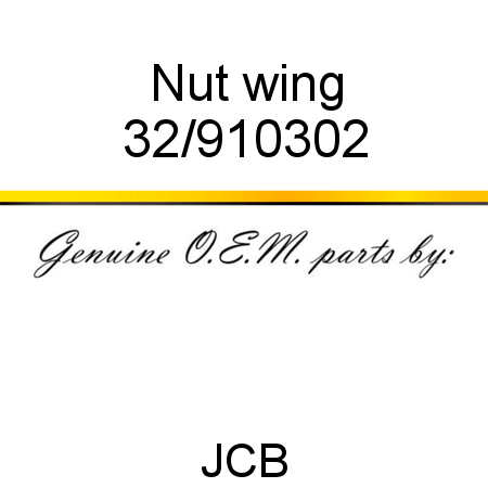 Nut, wing 32/910302