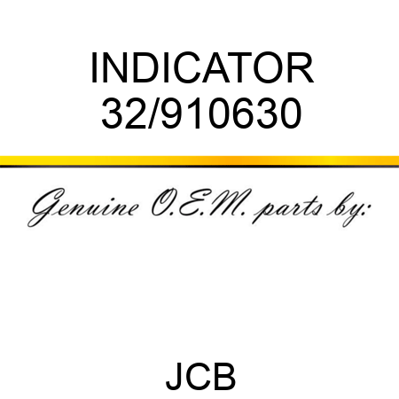 INDICATOR 32/910630