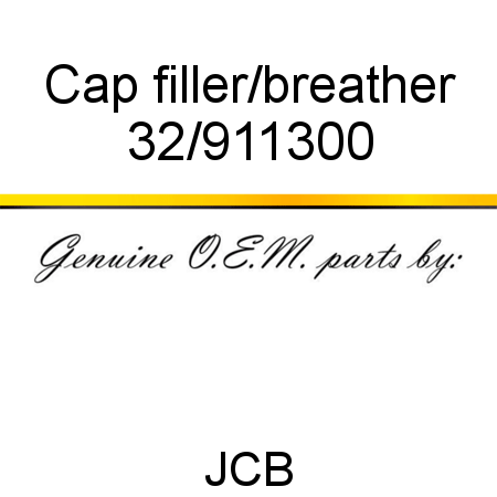 Cap, filler/breather 32/911300