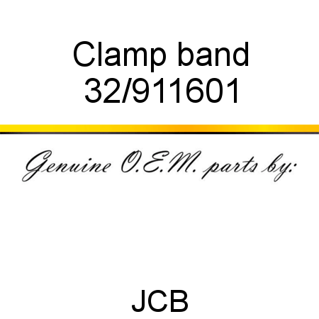Clamp, band 32/911601