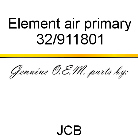 Element, air, primary 32/911801