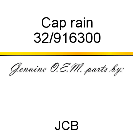 Cap, rain 32/916300