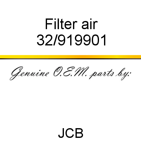 Filter, air 32/919901
