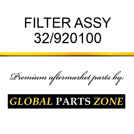 FILTER ASSY 32/920100