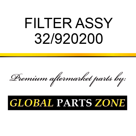 FILTER ASSY 32/920200