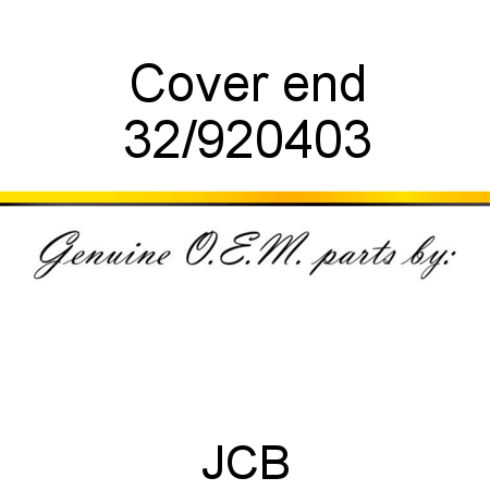 Cover, end 32/920403