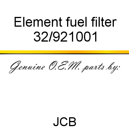 Element, fuel filter 32/921001