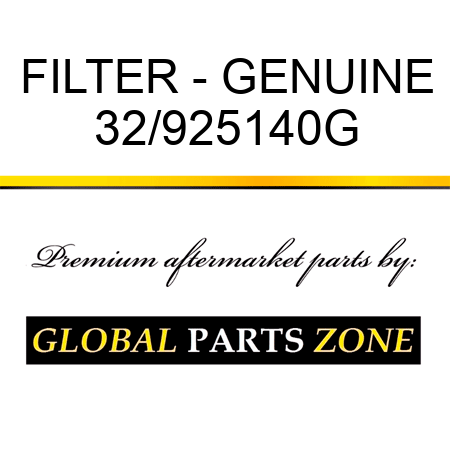 FILTER - GENUINE 32/925140G