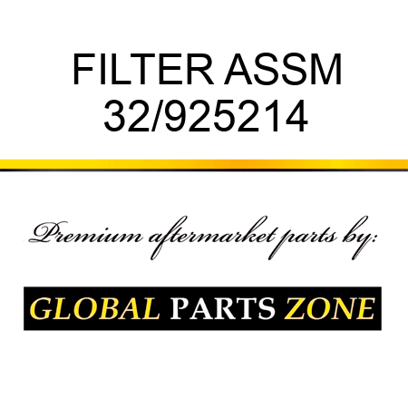 FILTER ASSM 32/925214