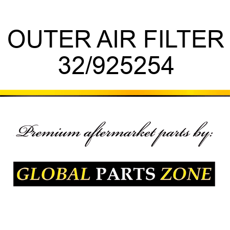 OUTER AIR FILTER 32/925254