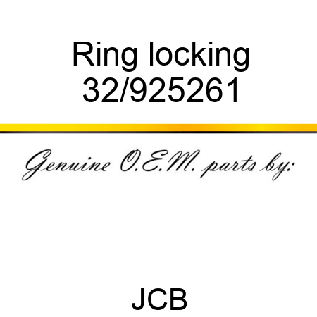 Ring locking 32/925261
