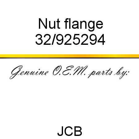 Nut, flange 32/925294
