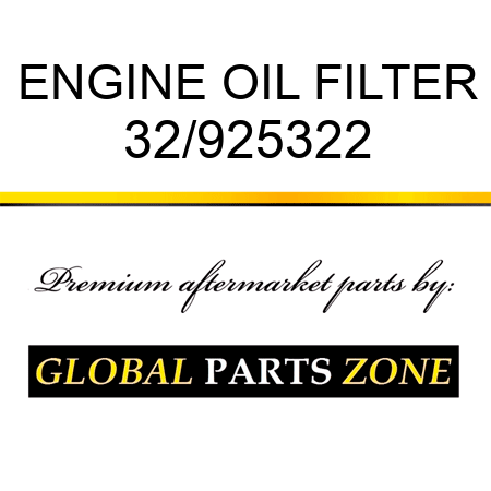 ENGINE OIL FILTER 32/925322