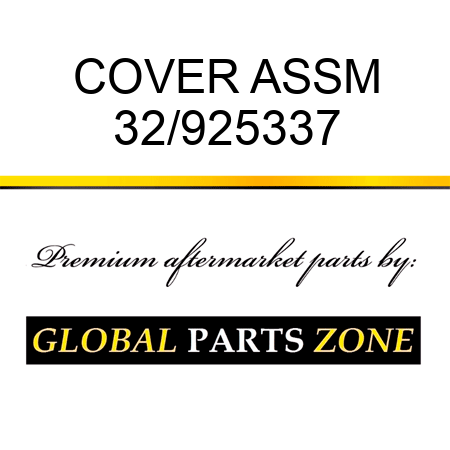 COVER ASSM 32/925337